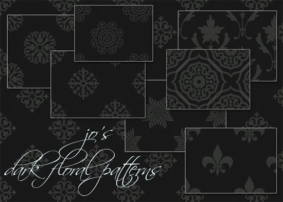 Dark Floral PS Patterns