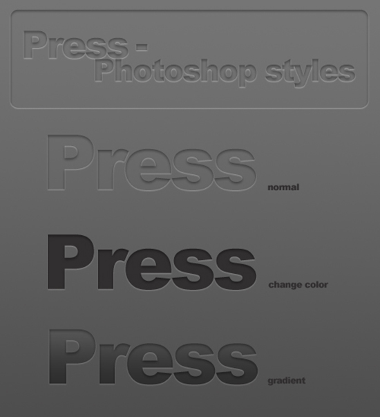 photoshop layer styles