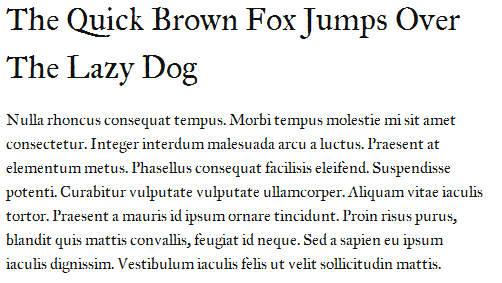 Thesis font style image