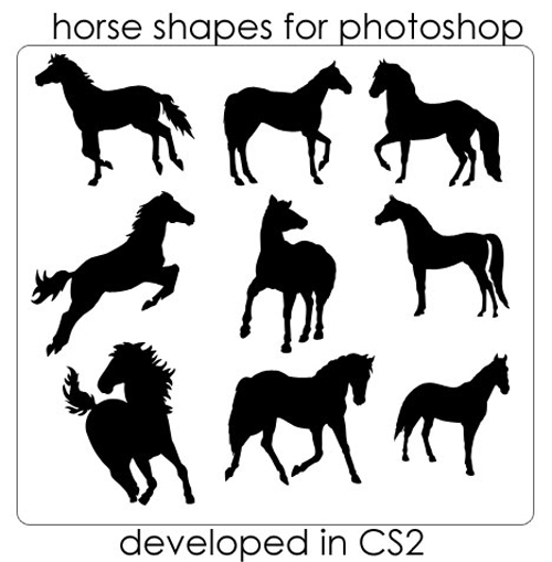 Horse_Photoshop_Shapes