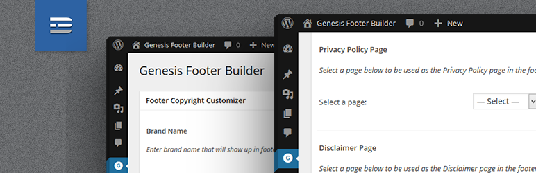 Genesis Footer Builder