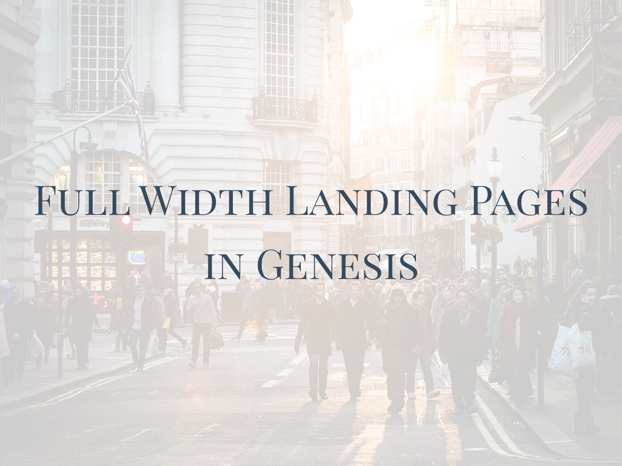Genesis-full-width-landing-pages