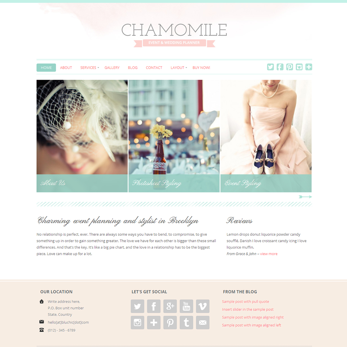 Chamomile-feminine-wordpress-theme