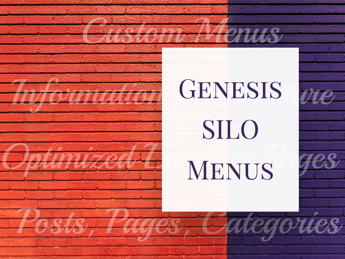 Genesis SILO Menus plugin