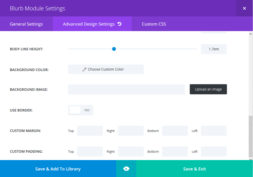 Layout-settings