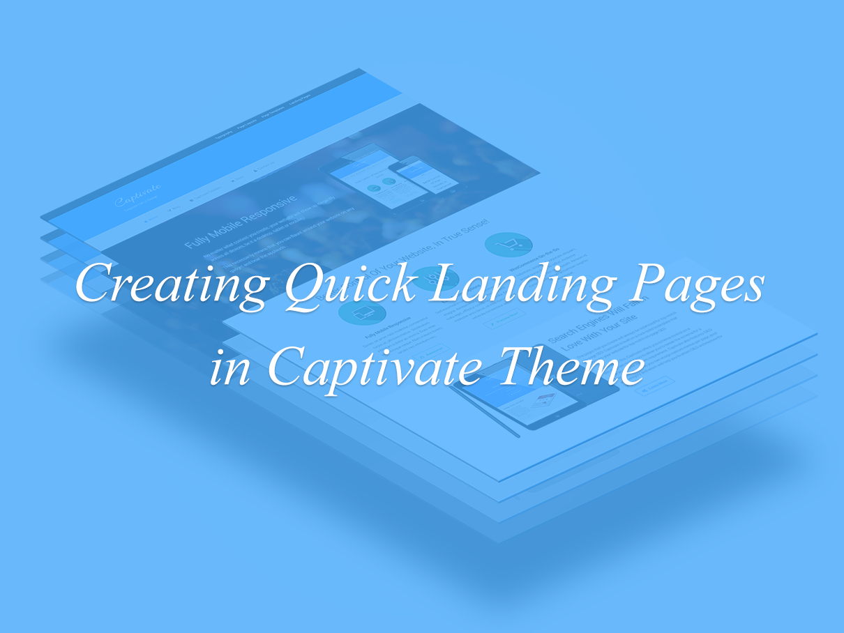 Captivate Landing Page