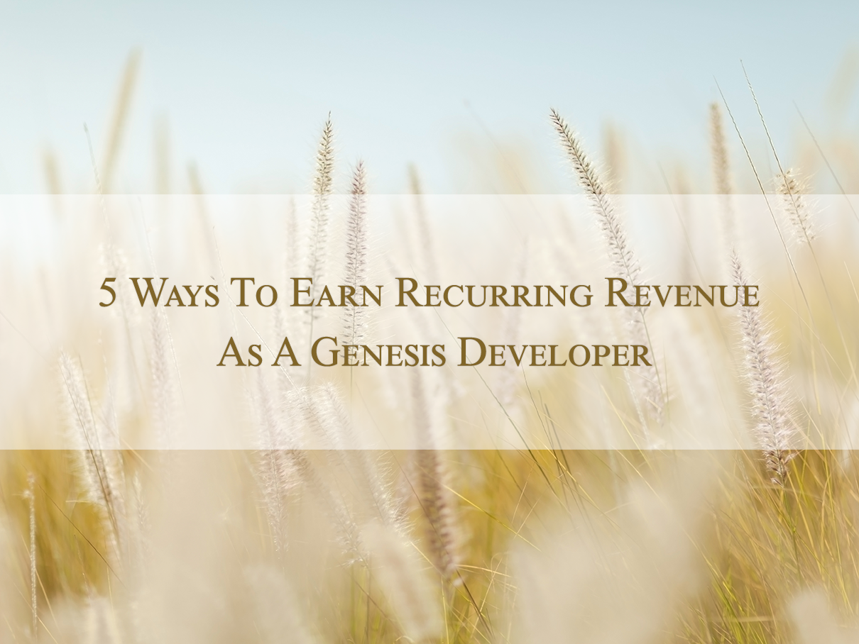 Recurring-revenue-for-genesis-developer