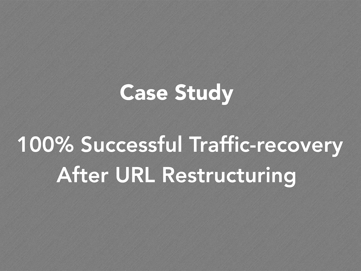 Traffic-recovery-with-URL-Restructuring