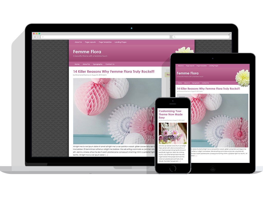 Femme-flora-responsive-design