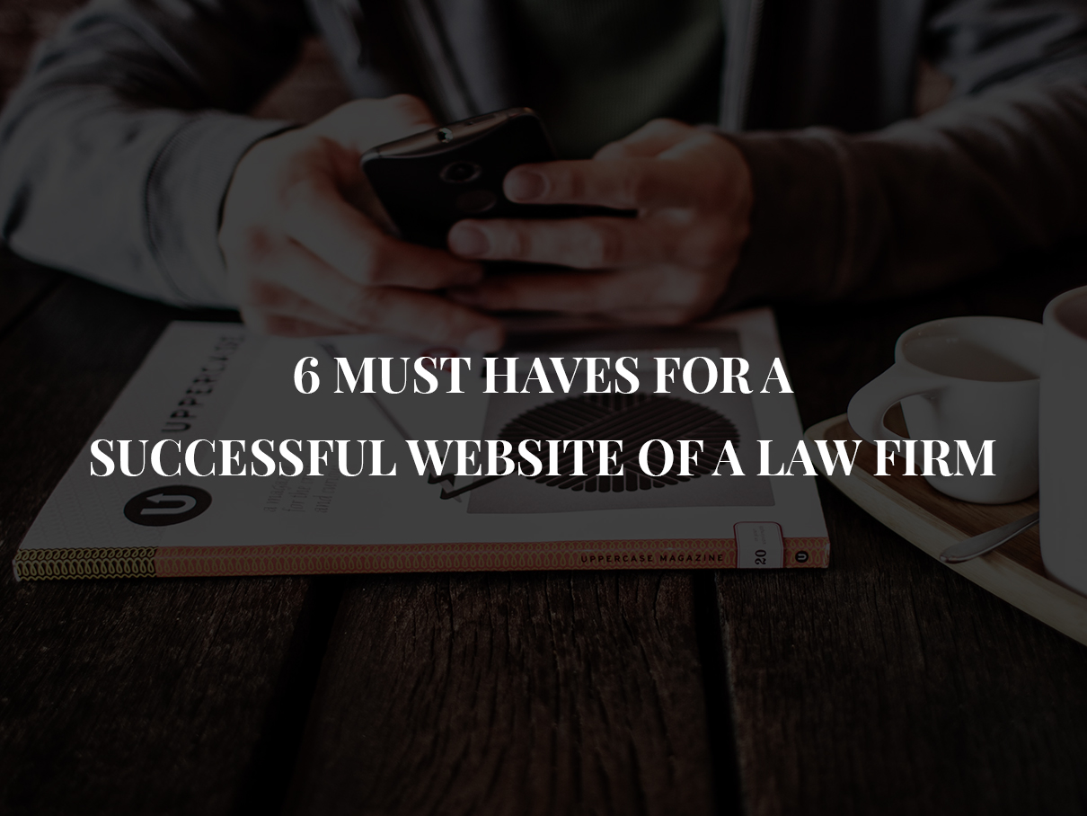 must haves for website of a law firm
