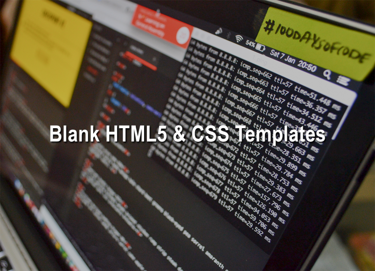 Blank Templates—HTML5 & CSS | 2024