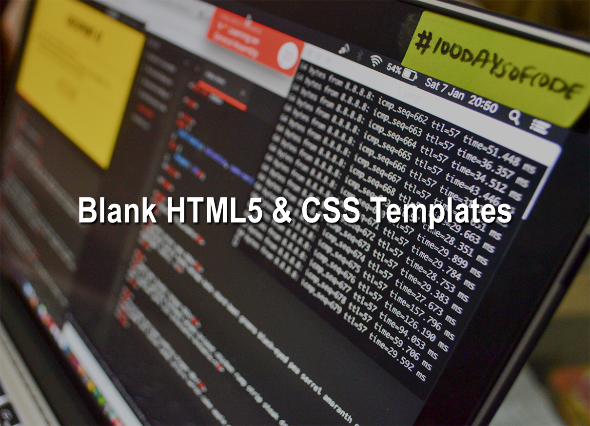 Blank Templates—HTML5 & CSS