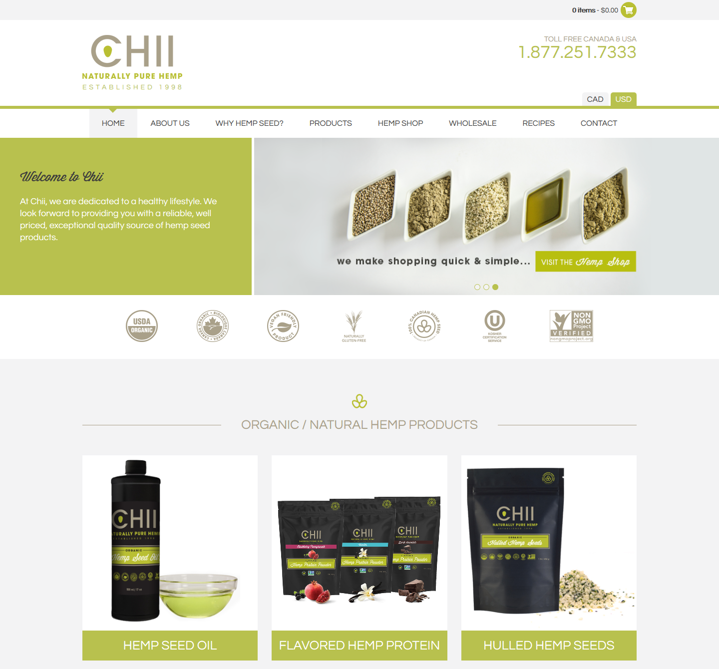 Chii powered by WooCommerce