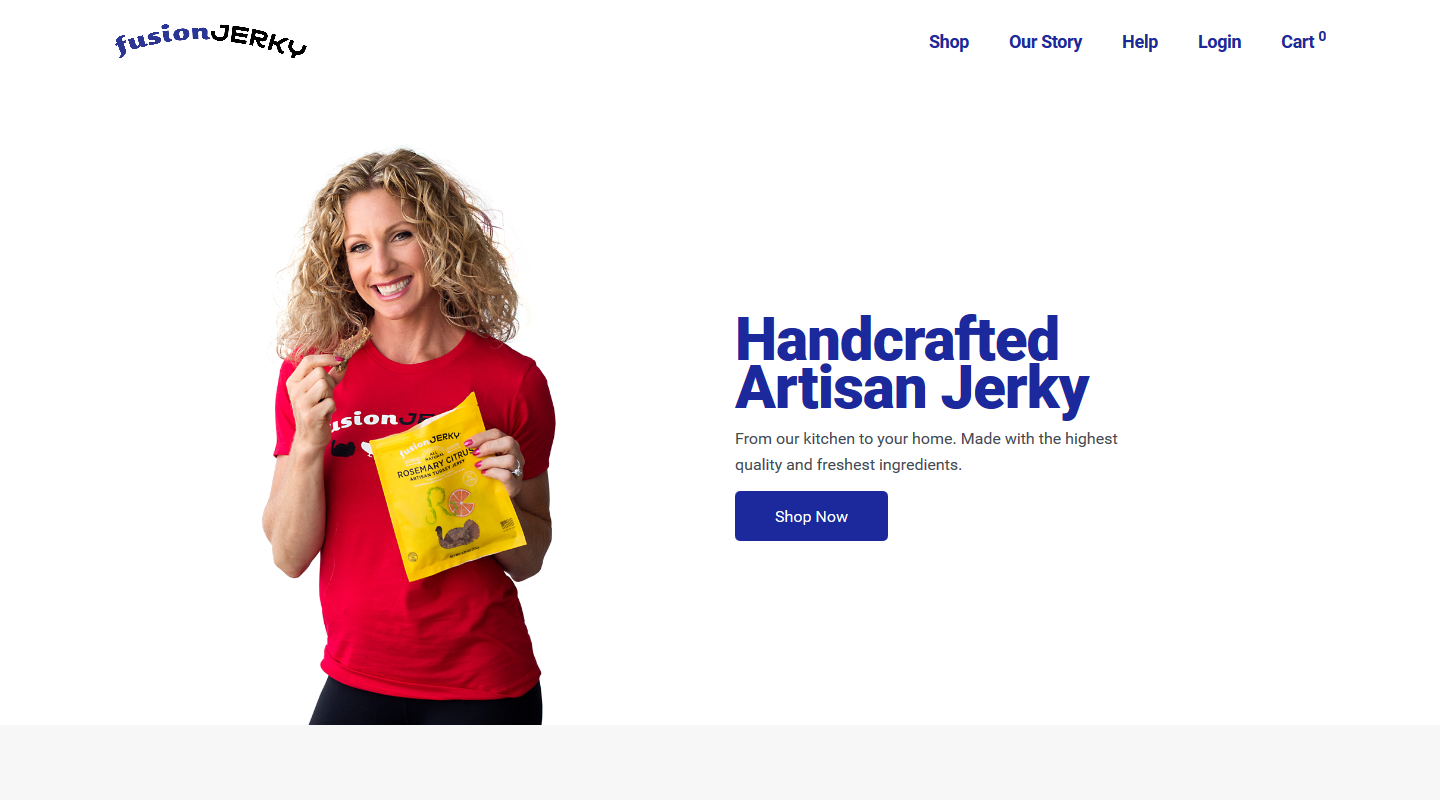 Fusion Jerky built on WooCommerce